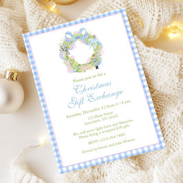 Invitation Watercolor Nutcracker Wreath