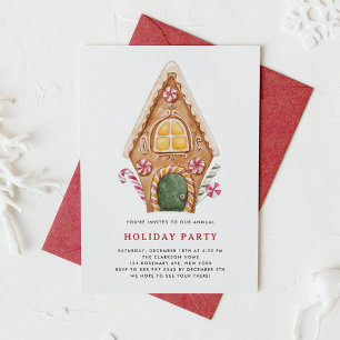 Invitation Watercolor Tall Gingpain Maison Fête