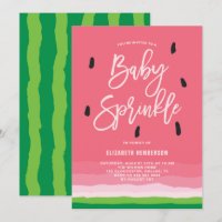 Watermelon Gradient Moderne Baby Sprinkle