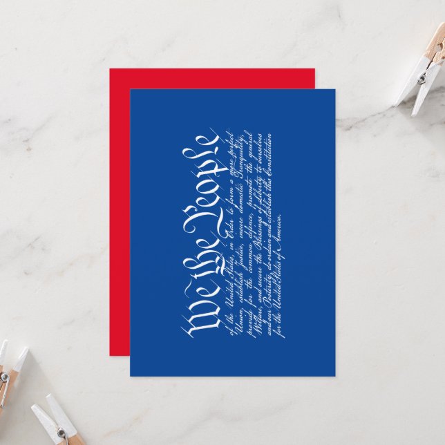 Invitation We the People (Devant/Arrière en situation)