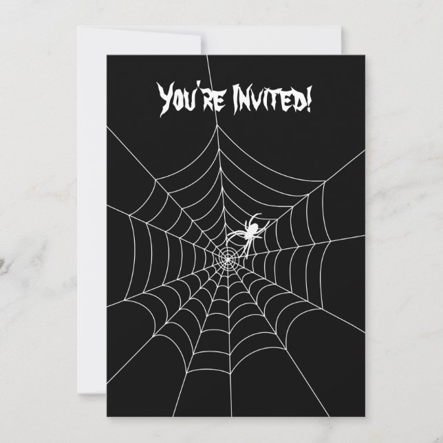 Invitation Web Spider - Vide (Devant)