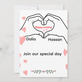 Invitation wedding  einladung