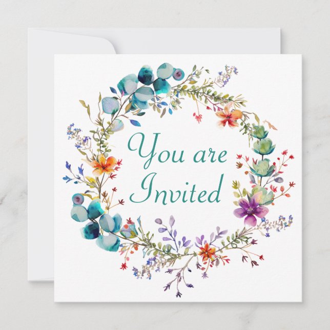 Invitation wedding shower (Devant)