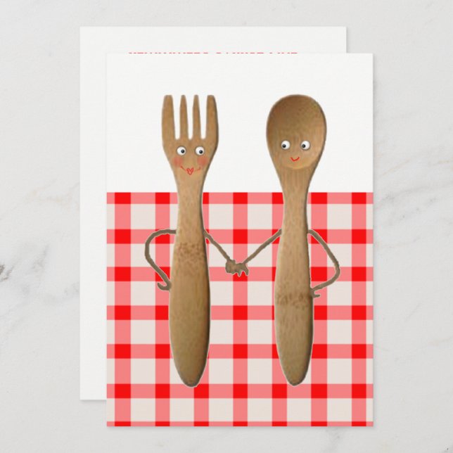 Invitation Wedding shower (Devant / Derrière)