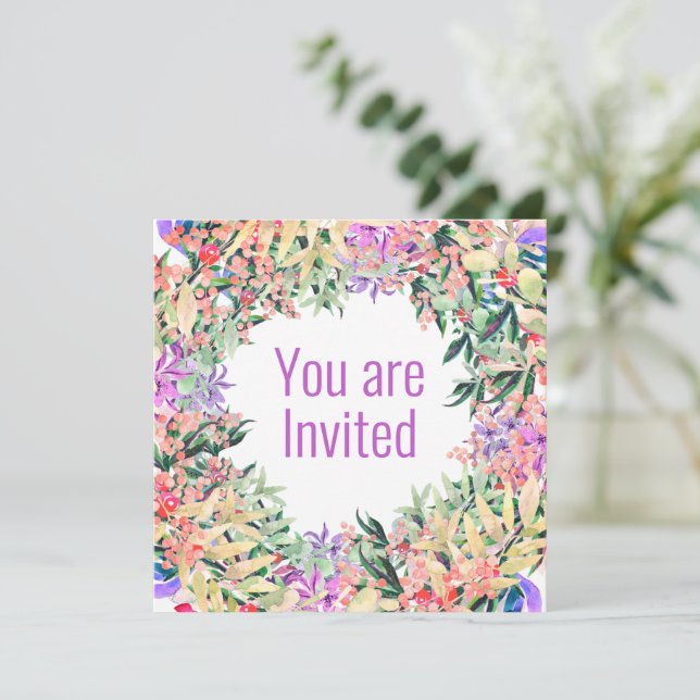 Invitation wedding shower (Debout devant)