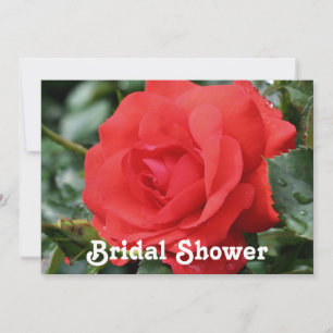Invitation Wedding shower de la Red Rose