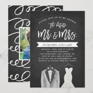 Invitation Wedding shower de Tux et Couples Robe