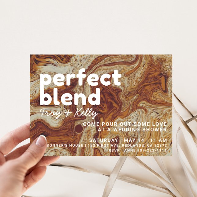 Invitation Wedding shower des amateurs de café (Créateur téléchargé)