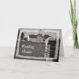 Invitation Wedding shower des couples de pays