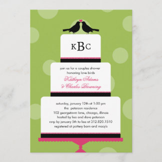 Invitation Wedding shower Inséparable Cake