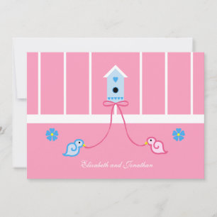 Invitation Wedding shower Jack et Jill Couple