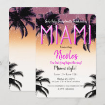 Week-end de filles d'été à Miami pour l'enterremen