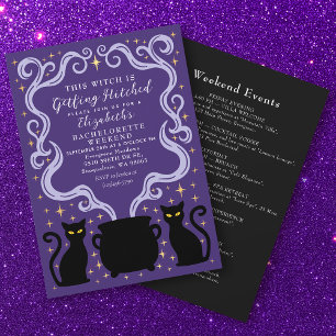 Invitation Week-end d'enterrement de vie de jeune fille de so