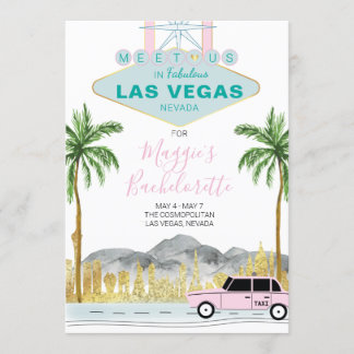 Invitation Week-end Las Vegas Bachelorette