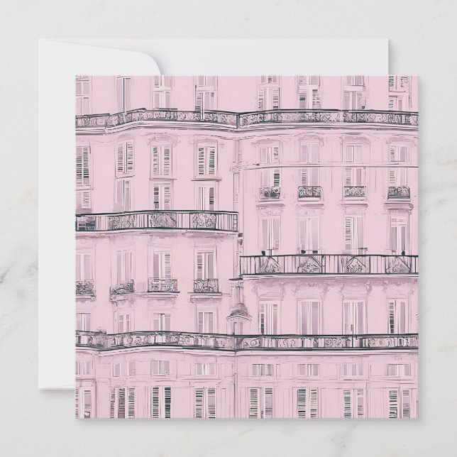 Invitation Weekend a Paris (Devant)