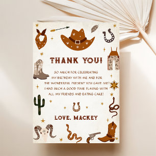 Invitation Western Cowboy fête d'anniversaire