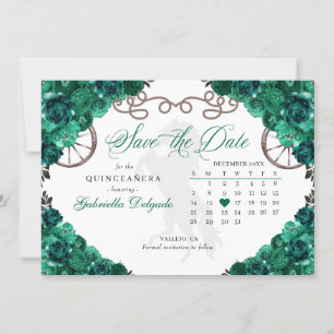 Invitation Western Green Charro Quinceañera Enregistrer La Da