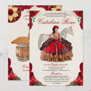 Invitation Western Quinceanera Quince Anos