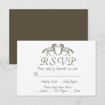 Western RSVP Cheval Mariage Pays Chevaux Rustique