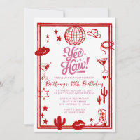 Western Rustic 30e, 40e anniversaire de la fille