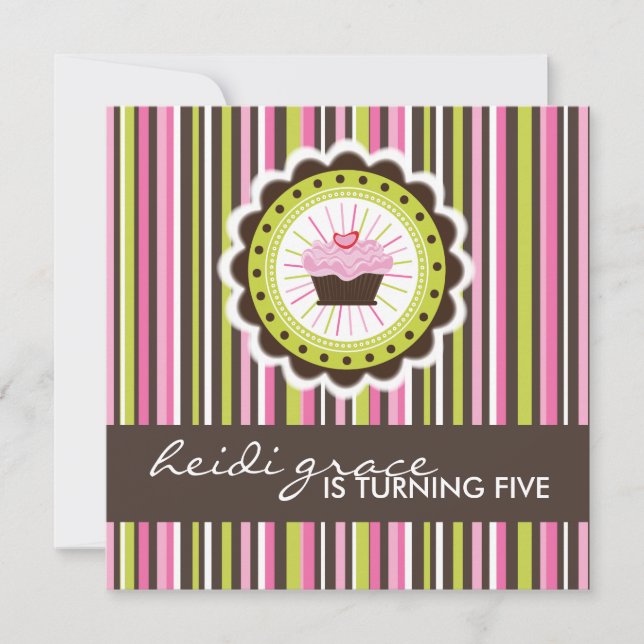 Invitation Whimsical Birthday Party (Devant)