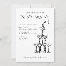 Whimsical Champagne New Year's Eve Party