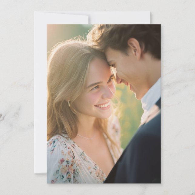 Invitation Whimsical Pastel Floral Photo (Devant)