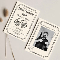 Whimsical Quirky Cheers et Bières Bachelor