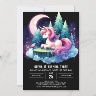 Invitation Whimsy Boho Horse Anniversaire