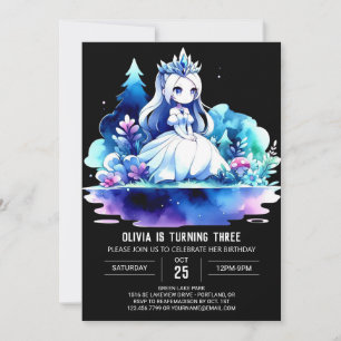 Invitation Whimsy Kids Princess Anniversaire