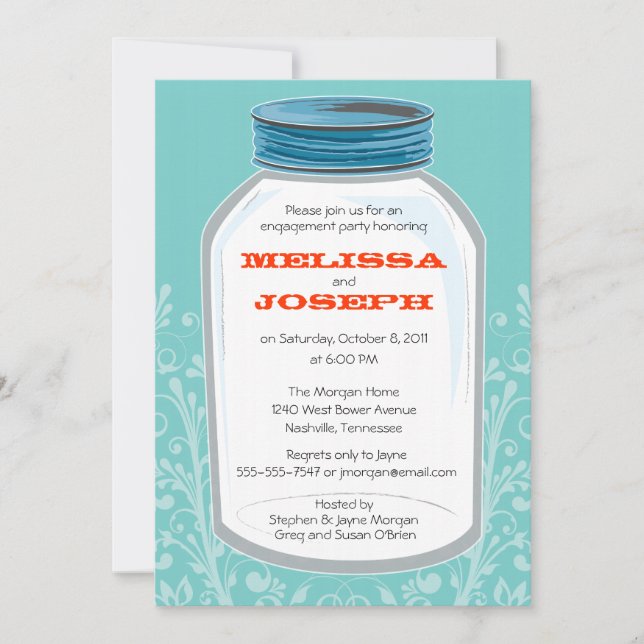 Invitation Whimsy Mason Jar (Devant)