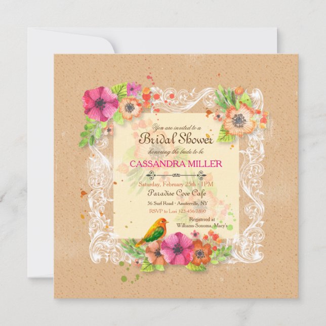 Invitation Whisper Antique (Devant)