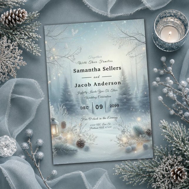 Invitation Whispers d'un solstice d'hiver (Créateur téléchargé)