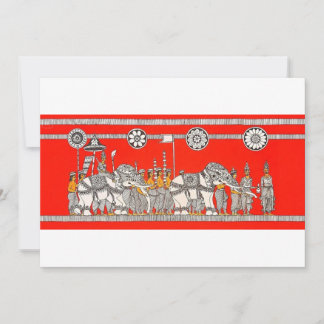 Invitation White Elephants & Kadyan Dancers