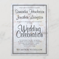 White Peony Flowers & Hearts Reflections Mariage