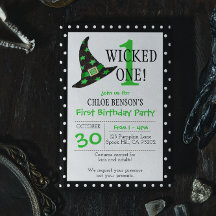 Wicked One Green Halloween Premier anniversaire
