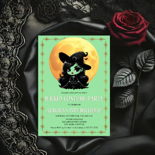 Invitation Wicked Witch Costume Party