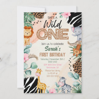 Invitation Wild One