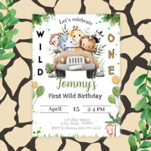 Invitation Wild One 1er anniversaire