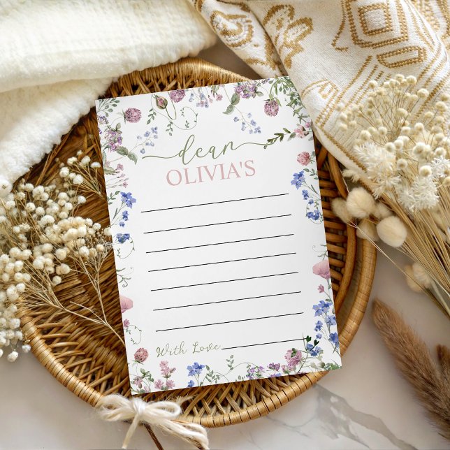 Invitation Wild One Birthday Time Capsule Card (Créateur téléchargé)