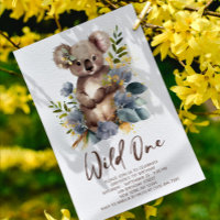 Wild One Cute Koala 1er Anniversaire Photo Animal