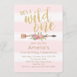 Invitation Wild One First Birthday