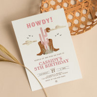 Wild West Cowgirl Pays Western Anniversaire Party