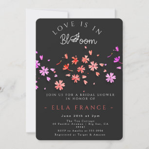 Invitation Wildflower Love Is in Bloom Baby Shower de Mariage