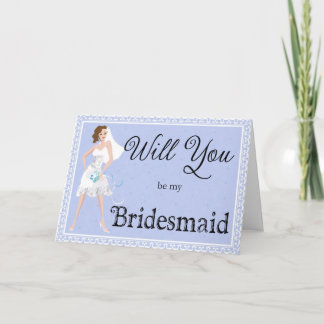 Invitation Will You Be My Bridesmaid Bridal