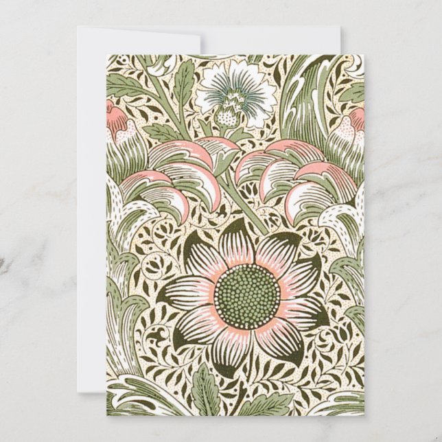 Invitation William Morris Corncockle (Devant)