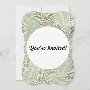 Invitation William Morris Larkspur Fond d'écran floral