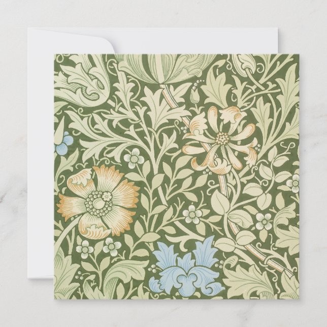Invitation William Morris Wallpaper (Devant)