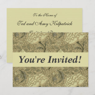 Invitation William Morris Windrush Motif de fond d'écran