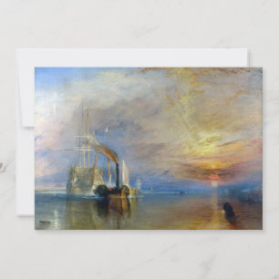 Invitation William Turner - Le Fighting Temeraire